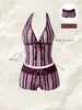Traje de baño de dos piezas para mujer, estilo bikini, con lunares multicolores y amarre, sexy, de venta caliente en Europa y América, transfronterizo, 2027