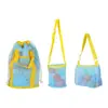 Bolsa de Playa Más Vendida en Amazon Bolsa de Almacenamiento para Niños Bolsa de Almacenamiento para Conchas Bolsa de Playa para Juguetes Bolsa de Malla para Almacenamiento de Artículos Varios