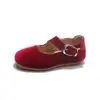 Zapatos Mary Jane de corte bajo para niña estilo retro, nuevos zapatos sencillos de otoño 2026 con hebilla diagonal, adecuados para combinar con faldas