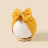 Gorro infantil transfronterizo INS, gorro de punto con lazo para bebé, gorro indio con protección elástica para las orejas para recién nacidos europeos y americanos.