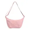 Bolsa Casual de Tela de Nylon para Mujer 2025 Nueva Moda Explosiva Cruzada Bolso Dumpling Versátil Pequeño Bolso de Hombro para Comunicación