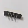 Suministro Directo de Fábrica Tubo Digital LED de Ranura de 0.76 pulgadas Doble Fila 12 Pies Ánodo Común Luz Azul Tubo Digital para Reloj 3642