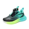 Nuevos Zapatos Deportivos para Niños 2026, Zapatos para Niños, Otoño e Invierno, Hebilla Giratoria para Niños Medianos y Grandes, Zapatos de Cuero para Niñas para Correr y Entrenamiento