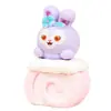 Desenho Tridimensional Didi Rolo Suíço Resina Acessórios para Joias DIY Pequeno Lindo Chaveiro Pingente Pequenos Enfeites de Mesa