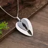 Colar Longo Cruzado Quente Geométrico Flor Vazada Amor Feminino Pingente Irregular Escovado Exagerado de Alta Qualidade