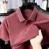 Polo de hombre moda de verano ropa de hombre camisa polo diaria casual top para hombres de mediana edad camiseta de manga corta para hombres