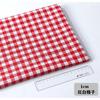 Tela de Cuadros de Algodón Poliéster Cuadros Blancos y Negros Cuadros Rojos y Blancos Camisa de Cuadros Chaoyang Ropa Tela para Mantel Hecho a Mano DIY Tela de Cuadros