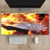 Mouse Pad Estilo Anime Demon Slayer, Tapete de Mesa Extra Grande para E-Sports, Jogos, Escritório e Estudo, Mouse Pad Espesso para Computador