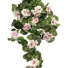 Envio Direto da Fábrica de Flores Artificiais, Seleção Transfronteiriça de Flores Artificiais, Pendentes de Parede de Begônia, Plantas Artificiais Verdes, Decoração de Hotel, Trepadeiras Artificiais