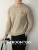 [Lana de Oveja X Modal] Tejido Bordado Cálido con Calefacción Infrarroja Lejana para Otoño e Invierno Tejido Interior Suave y Sedoso
