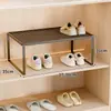 Panel divisor de zapatero expandible, herramienta mágica para guardar zapatos, divisor de zapatero, panel divisor de almacenamiento de armario, estante de soporte para zapatos