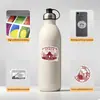 Pegatinas de Graffiti de Sellos Transfronterizas de 50 Piezas, Pegatinas Decorativas Impermeables para Botellas de Agua y Equipaje, Pegatinas Creativas de Sellos para DIY