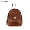 DUJIANG Nueva Bolsa de Cintura de Cuero Multifuncional para Guardar Monedas Pequeña Mini Bolsa con Correa para Colgar en la Cintura