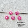 Estilo Verano Lindo Flor Pintura Aleación Hecho a Mano DIY Abalorios Abalorios Pulsera Collar Pasador Accesorios