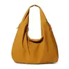 Bolso de Hombro Grande de Color Sólido Estilo Hong Kong Versátil Japonés Estudiante Simple Ligero Bolsa de Nailon Cruzada para Mujer