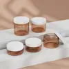 Venta al por mayor 180/240/300/360/480g Frasco de Gel Plástico Translúcido Botella de Exfoliante Corporal Mascarilla para el Cabello Mascarilla de Barro
