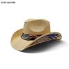Sombrero de vaquero de copa dura, sombrero de playa, nuevo sombrero de verano, sombrero de paja panamá para hombres y mujeres, sombrero de copa, sombrero de vaquero occidental americano