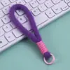 Lanyard de Felpa Colorido para Teléfono Colgante de Muñeca con Cuerda Tejida a Mano en Forma de Estrella Llavero Lanyard para Botella de Agua