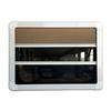 Suministro ventana corredera exterior ventana para coche RV ventana para coche ventana exterior corredera de doble capa esquina redondeada material acrílico accesorios para RV