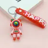 1051 # Chaveiro Urso Espacial Criativo com Espelho, Pingente Requintado para Bolsa e Mala, Brinde de Evento Promocional