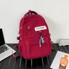 Mochila Escolar Moda Feminina Nova Aluno do Ensino Fundamental Aluno do Ensino Médio Mochila de Grande Capacidade Ins Mochila Simples de Viagem Homem
