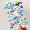 Grampo de Cabelo Infantil para Meninas, Presilha para Franja Lateral, Presilha Bb Fofa da Moda, Presilha Bico de Pato, Acessório de Cabelo Super Adorável para Bebês