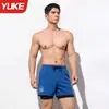 Bañadores Yuke para Hombre Adulto 2026 Nuevos Shorts Deportivos Sueltos de Doble Capa Anti-Vergüenza para Hombre Pantalones de Playa