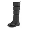 Botas de nieve altas para mujer, botas de algodón engrosado, tallas grandes 40-44, HX-85