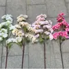 Ramas Artificiales de Flor de Cerezo con 4 Ramas y 3 Ramas, Decoración de Boda de Árbol de Flor de Cerezo, Flor de Cerezo de Pesca, Flor de Durazno, Ramas de Flor de Peral, Flores Artificiales de Vid