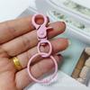 Llavero con pinza de pintura de color, directo de fábrica, hebilla para perro, anillo para libro, anillo de hojas sueltas, juguete, joyería, hebilla colgante