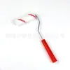 Atacado do fabricante 4 polegadas pequena mini rolo com cabo de plástico vermelho e suporte para carregar itens, escova de canto para decoração