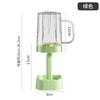 Set de Soporte para Cepillos de Dientes con Forma de Lámpara de Escritorio para Baño, Soporte para Cepillos de Dientes de Altura Ajustable, Vaso para Cepillo de Dientes Eléctrico, Sin Clavos