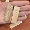 Mini pequenas sementes de melão lingote de ouro sementes de melão de ouro liga sólida pequeno lingote de ouro cornucópia jarra de arroz Baifu jar acessórios decorativos pêndulo