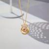Collar europeo y americano de lujo ligero con corona de circonita para mujer, versátil, de alta gama, retro, personalidad nicho, moda, cadena simple para clavícula