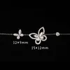 Collar Graf Phantom Butterfly Duo Colgante de Diamante de Platino Oro Real de 18K Joyería de Diamante Real Procesamiento y Venta al por Mayor