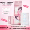 Adesivos Gecomo para Contorno e Lifting Facial para Aparência Natural e Firme Pronta para Fotos, Aderem Bem ao Rosto, Ferramentas de Beleza Transfronteiriças Atacado