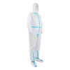 Envío Gratuito del Fabricante Ropa Protectora Médica Desechable con Rayas Azules y Cubrepiés para Agricultura, Pintura en Spray, Ganadería, Granjas de Cerdos, Protección contra Polvo y Aceite, Venta al por Mayor