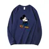 Nueva Camiseta de Manga Larga de Dibujos Animados Linda de Mickey para Primavera y Otoño 2025 Ropa Exterior Casual para Mujer Top Versátil para Niñas Manga Larga