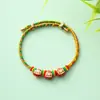 2026 Nova Pulseira DIY de Corda Colorida Pulseira Infantil Zongzi da Paz Acessórios para o Festival do Barco-Dragão Atacado