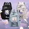 Mochila de anime Sky Light Year, adecuada para estudiantes de primaria y secundaria de 3º a 6º grado, con diseño de pájaro blanco, gran capacidad y estilo ligero y unisex