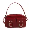2026 Nuevo Bolso de Mano de Estilo Coreano de Gama Alta Retro con Múltiples Bolsillos Tipo Almohada con Estilo Único para Viajes Diarios, Bolso de Hombro y Cruzado