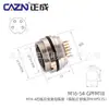 Conector Estanco Tipo Placa de Soldadura Zhengcheng M16 para PCB Panel Frontal Trasero 2 Pines 5 7A 14 Pines 19 Agujeros Socket de 24 Núcleos