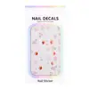 Pegatinas de Arte para Uñas Florales de Primavera Transfronterizas, Pegatinas de Uñas 3D Exquisitas Pintura al Óleo Flores Silvestres 5D en Relieve, Modelo Hg
