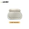 Caixa descartável para salada bento, lancheira leve para alimentos, caixa de polpa para lanche, embalagem de bento degradável para viagem, atacado