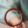 Pulsera de Madera de Rosa de Hainan, Madera de Águila y Sándalo Verde Estilo Chino para Mujer Pulsera de Seguridad de Concubina Imperial Anillo Liso Pulsera Clásica Madera Metabo