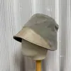 Sombrero de pescador de retazos de lana con ala de cuero PU estilo vintage para mujer, versión coreana, liso retro, de nicho, único, sensación de alta gama