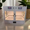 Incubadora para papagaios de 0 dia, incubadora para filhotes de estimação semi-penas, aquecimento elétrico, controle automático de temperatura, aquecimento inteligente com ventilação.