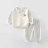 Conjunto para Bebé y Niño Pequeño Estilo Nuevo Primavera y Otoño Ropa para Bebé Niños y Niñas con Estilo Casual Versátil Sudadera Conjunto de Dos Piezas Otoño