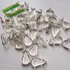 Soporte de Base de Cobre con Garras Huecas Color K Blanco con Agujeros Laterales, Soporte de Garra Hueca, Soporte para Diamantes, Accesorios para Manualidades para Coser Ropa, Bolsos, Zapatos