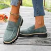 Nuevos Mocasines de Gran Tamaño para Primavera y Otoño 2025, Zapatos Casuales de Gamuza de Gran Tamaño Estilo Británico para Mujer, Tacón Grueso, Suela Gruesa, Estilo Vintage para Exportación
